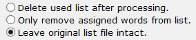 Delete textfile or csv file afterwards?