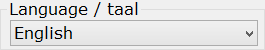Interface language.